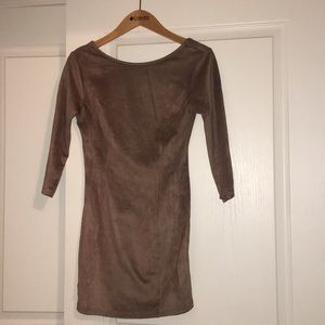 Velvet mini dress